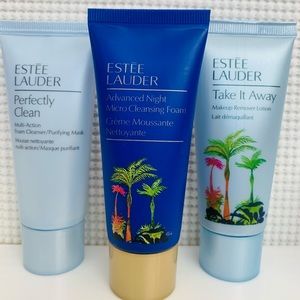 Estée Lauder Cleanse, Face Wash, Makeup Remover Mini Size 3pcs (30ml each)